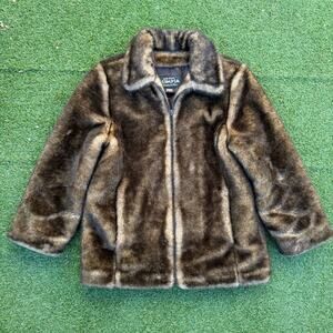 Olympia Women's Vintage Made in USA 1990's Faux Fur Coat